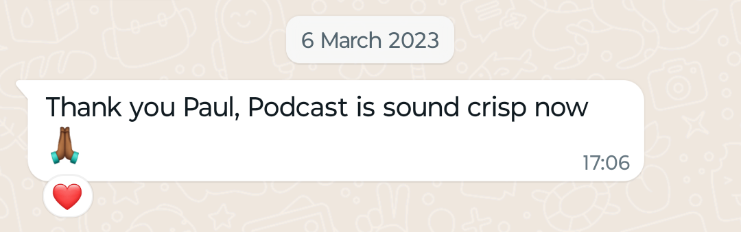 Visit to podcast studio in East London to help with noise problems