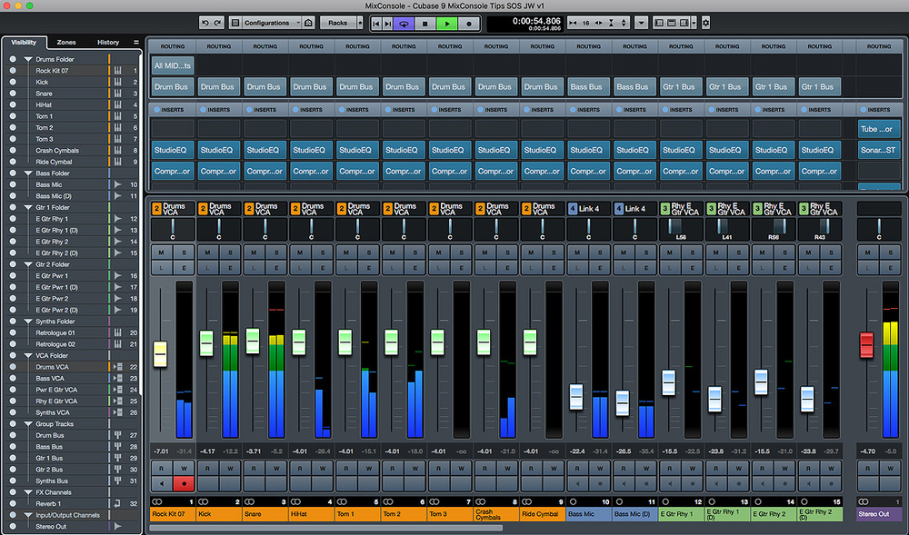 No Sound in an individual Cubase Project
