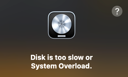 Logic Pro Disk Overload on Mac Mini M2 - Solved - Audio Support