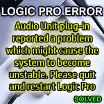 Logic Pro 10.8.1 Error Message Using Kontakt- Solved