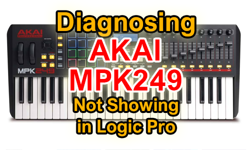 Why an AKAI MPK249 Might Not be Recognised by OSX