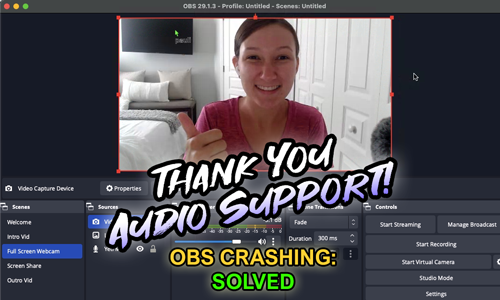 OBS Crash After Update: Scene File Corruption, Version Rollback, and Stuttering Video Fix
