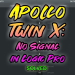 No Sound in Logic Pro from Apollo Twin? Check the UAD Console I/O Matrix